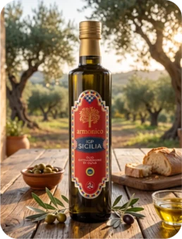 Bottiglia Olio Geraci Armonico IGP Sicilia